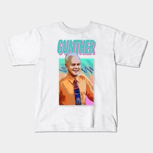 Gunther -  90s Styled Retro Graphic Design Kids T-Shirt